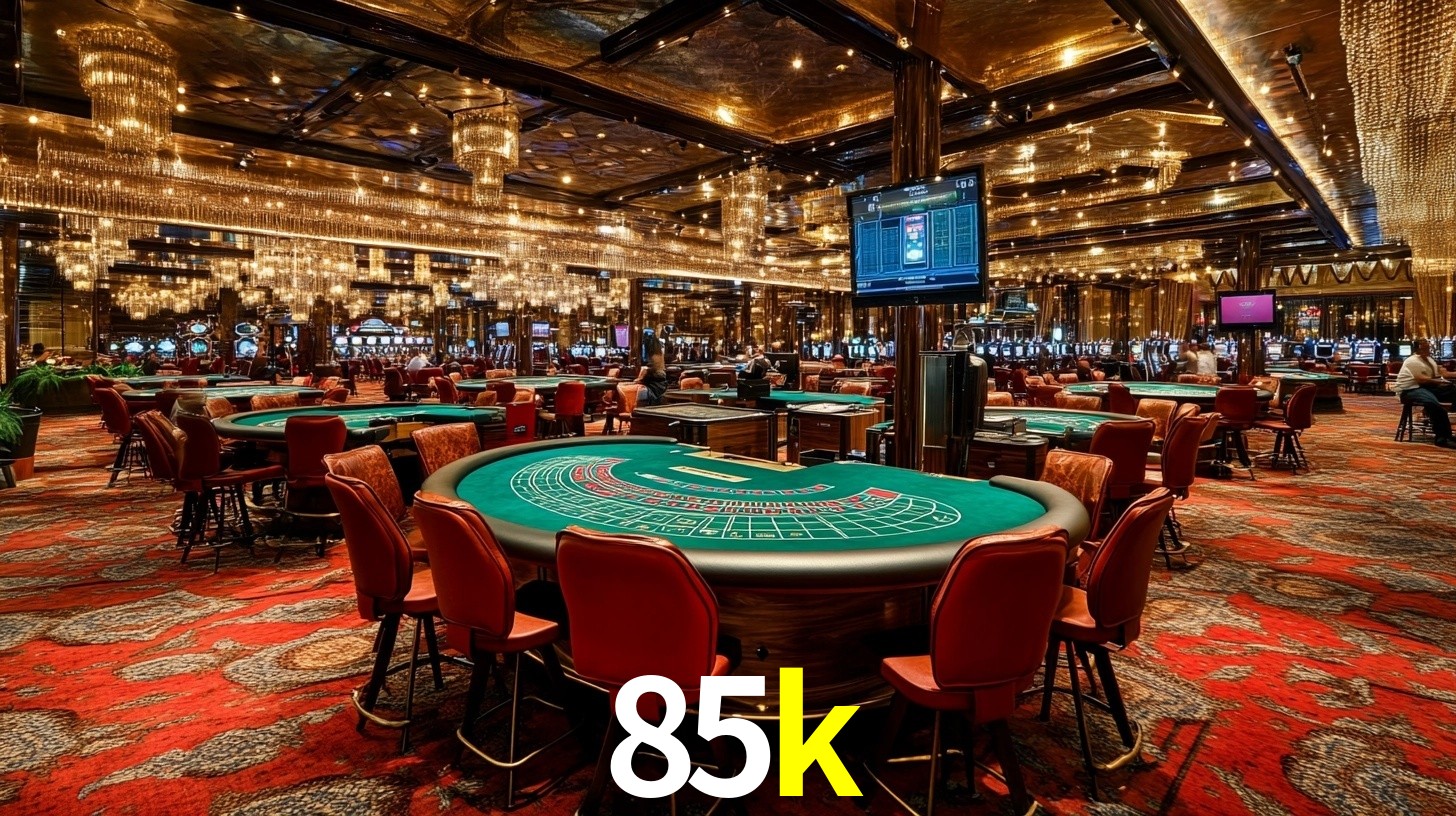 Sinta a adrenalina dos jogos de cassino com 85k